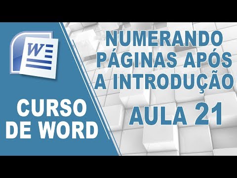 NUMERANDO PÁGINAS DO SEU TCC APÓS A INTRODUÇÃO