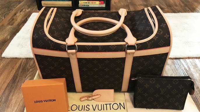 LOUIS VUITTON Sac Chien 40 Dog Carrier Bag Pet Carry Bag Monogram M42024  TH4049