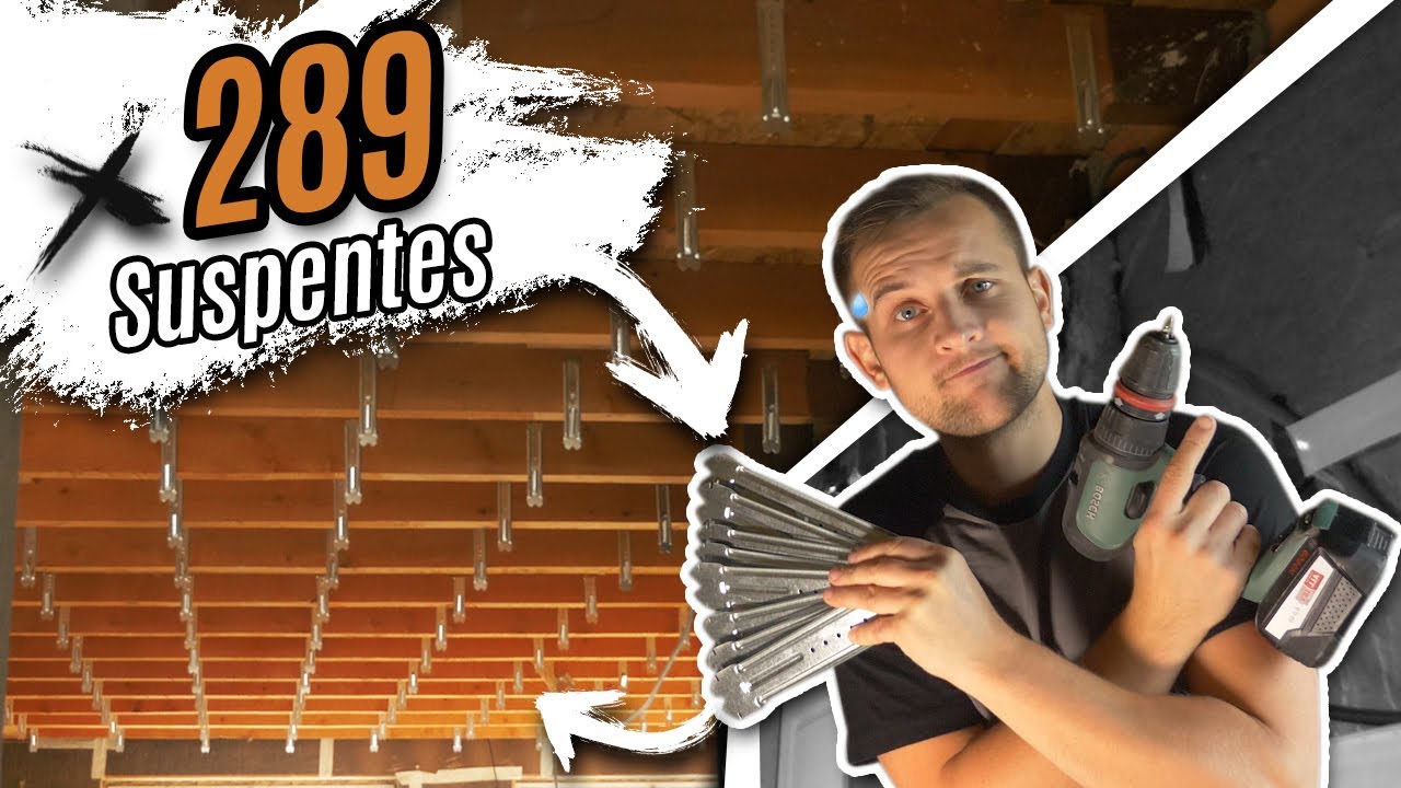 VOILÀ COMMENT POSER 289 SUSPENTES AU PLAFOND ! - ÉP4