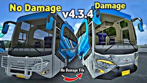 Bussid v4.3.4 No Damage Mod File | New Update for Bus Simulator Indonesia 🚍