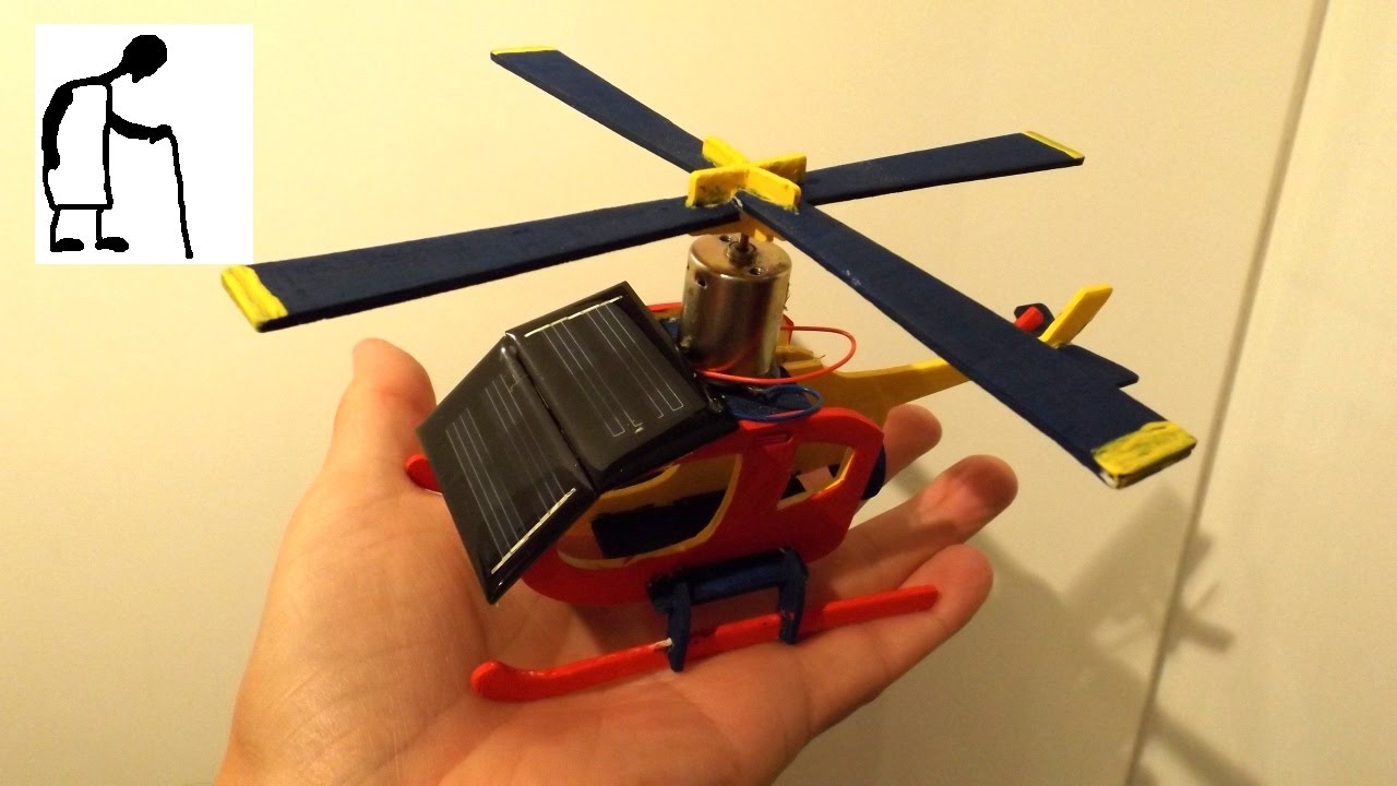 solar powered helicopter toy