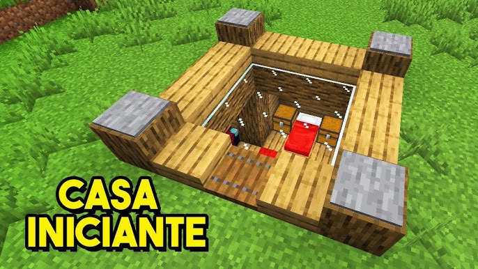 COMO FAZER UMA CASA DE MADEIRA PARA INICIANTES NO MINECRAFT