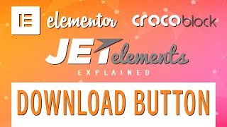 Download Button | JetElements | Crocoblock | Elementor Add-On