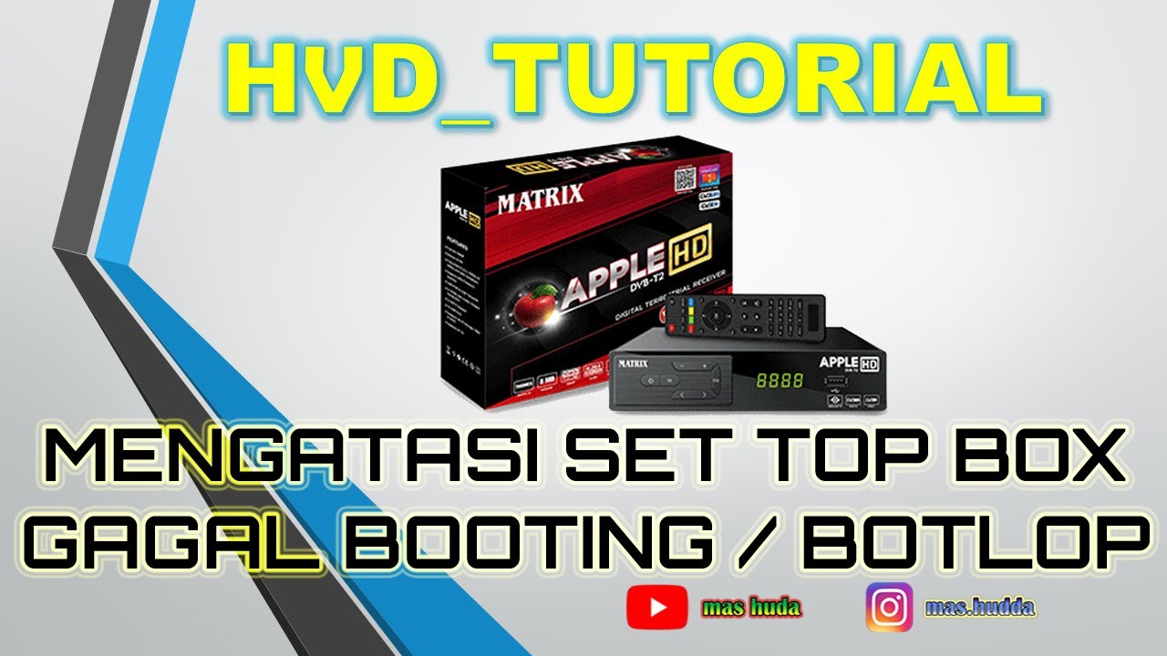 Cara Mengatasi Set Top Box TV Gagal Booting || Mengatasi STB Bootlop ...
