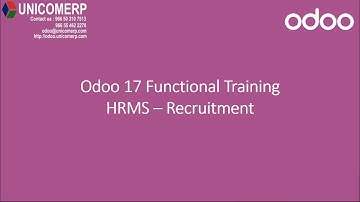 Odoo 17 Functional Training | HRMS | Recruitment | Odoo 17 Enterprise Version