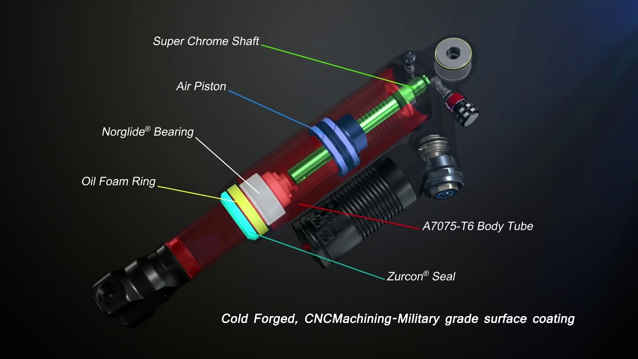 Features of Bazooka Air Shock!/ Infinitely adjustable air spring/smoothing, stable, best suspension
