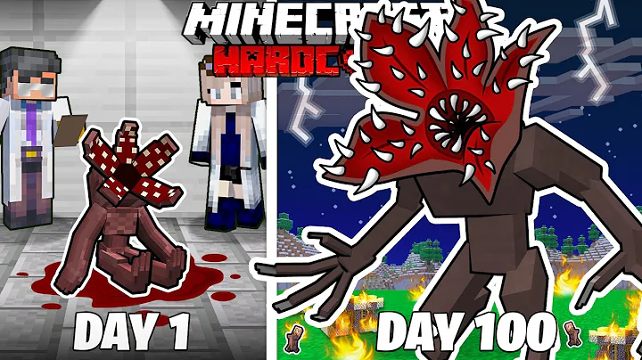 I Survived 100 Days as the DEMOGORGON in HARDCORE Minecraft