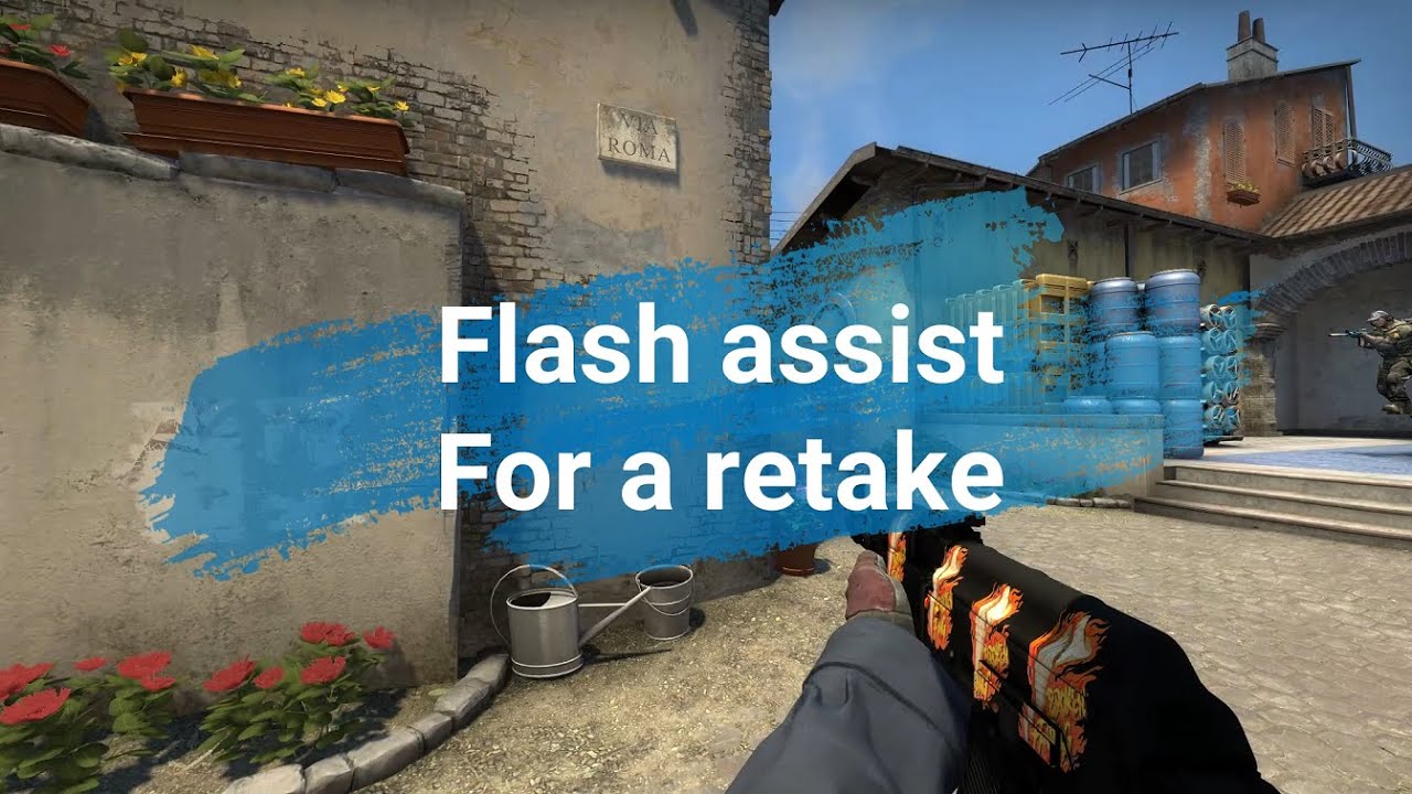 CS:GO - Inferno - Nice flash assist - YouTube