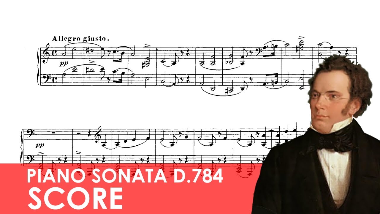 SCHUBERT Piano Sonata No 14 in A minor Op 143  D784 Score