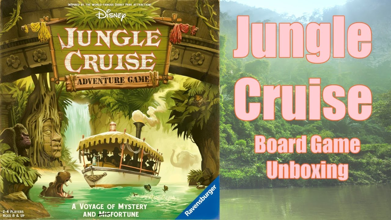 Disney Jungle Cruise Board Game Unboxing YouTube