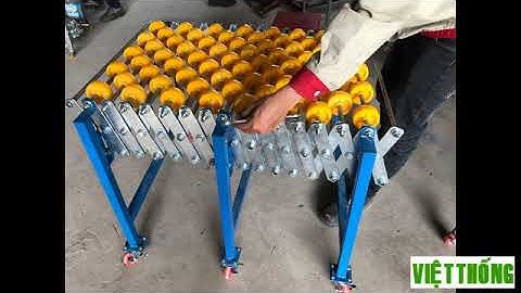 Đặc trưng băng tải con lăn công nghiệp các loại