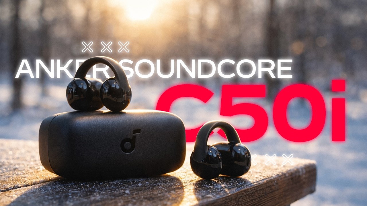 Киберпанк РАЗВИВАЕТСЯ🔥 Беспроводные наушники Anker Soundcore C50i  Bluetooth 6.0