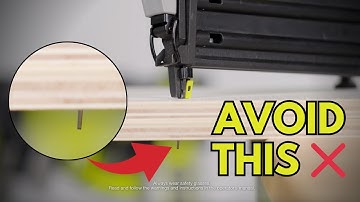 5 Brad Nailer Tips & Tricks | RYOBI Tools 101 - Beginner