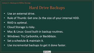 Digital Currency Ownership - Lesson 3 - Backups and Offline Storage