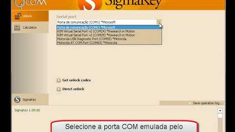 Procedimento de desbloqueio MOTOROLA QUALCOMM - SigmaKey.wmv