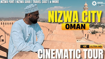 🎥 4K HD Nizwa City Cinematic Tour | Explore the Heart of Oman 🇴🇲 | Complete Travel Guide In English