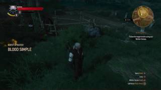 The Witcher 3 Blood And Wine - Blood Simple Follow Tracks & Scent Find Garkain Hideout