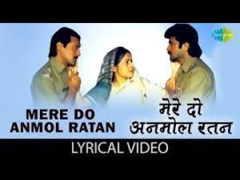 Mere Do Anmol Ratan Full Video Song in HD  Ram Lakhan 