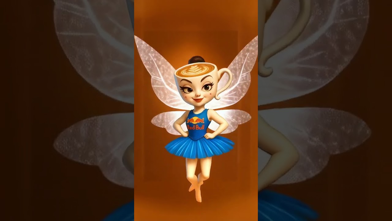 Ballerina Cappuccina meets Red Bull #italianbrainrot #memes #shorts #cute #redbull
