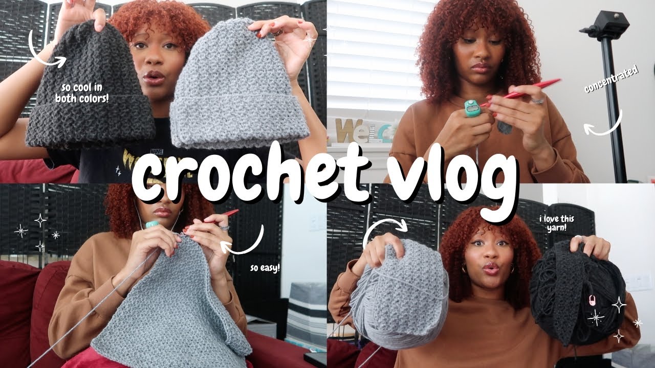 Tutorial Vlog 🧶 CROCHET VLOG 🧶: Crocheting gifts, filming tutorials, editing vlogs ...