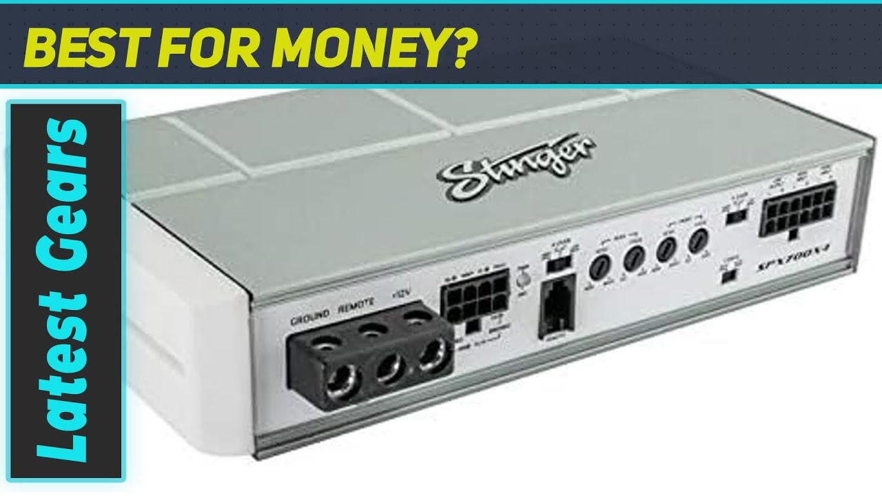 Stinger SPX700X4 Micro 4 Channel 700 Watt Amplifier: Unleashing Audio ...