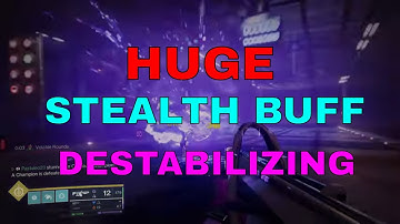 HUGE STEALTH BUFF - DESTABILIZING ROUNDS REPULSOR BRACE GLITCH Unkillable