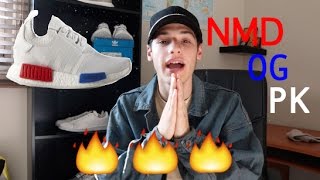SNEAKER PICK UP Adidas NMD OG WHITE Review AND on Feet