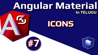 #AngularMaterial  in Telugu #07 ICONS || #RSKHelpline