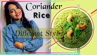 Kothamalli Sadam | Coriander Rice in Tamil | Variety Rice Recipes in Tamil | Lunch box Recipe screenshot 2