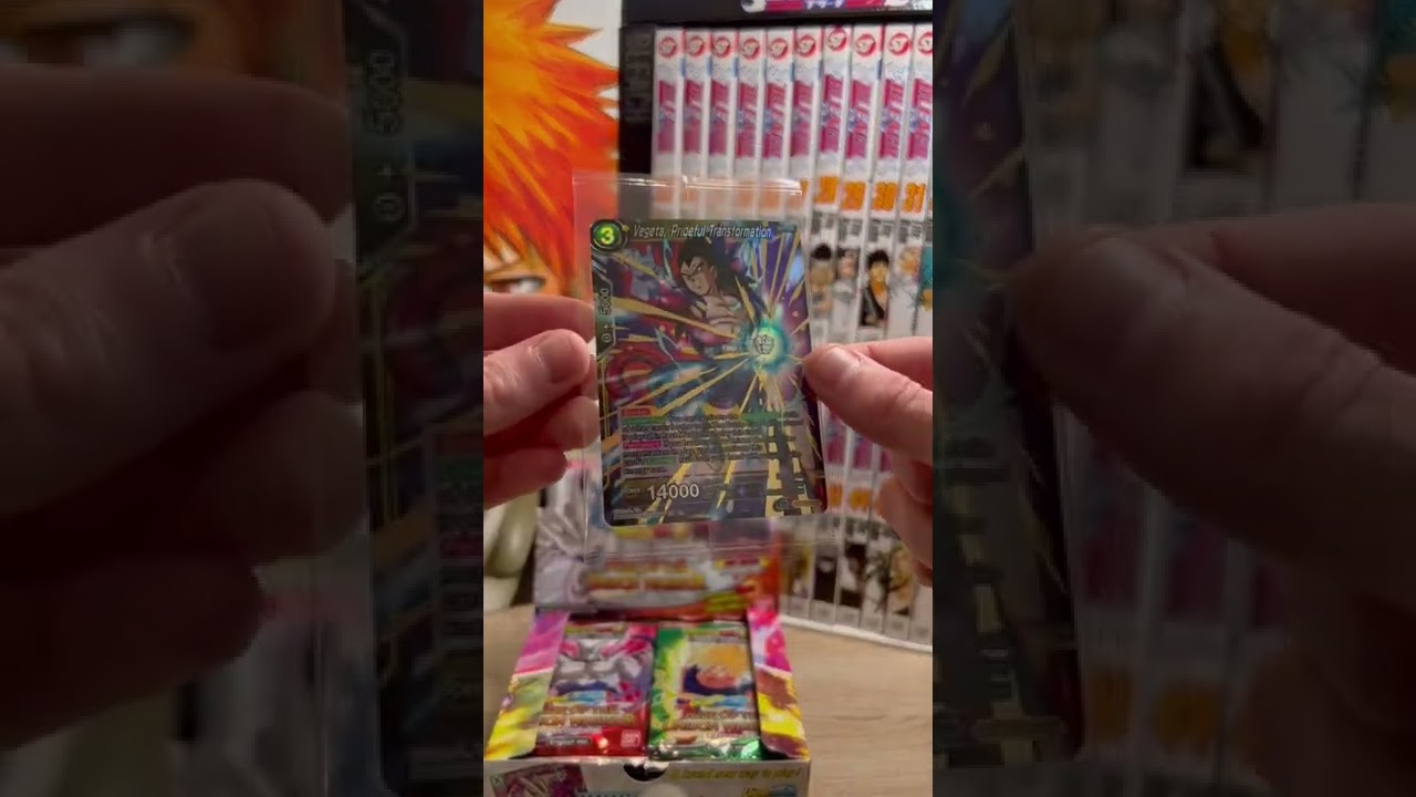 SS4 Vegeta Box Topper! - Opening Dragonball Super Rise of the Unison Warrior #shorts