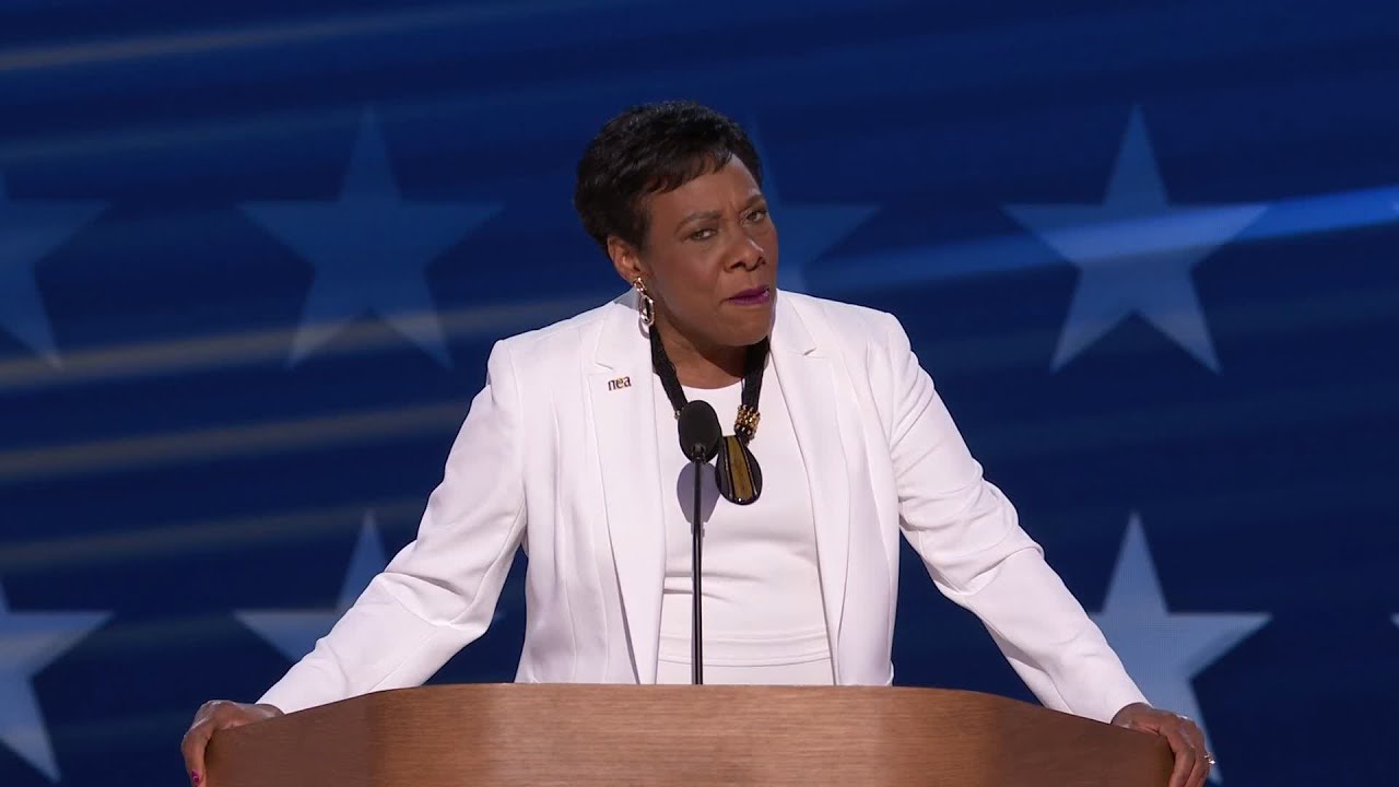 Becky Pringle speaks at the 2024 Democratic National Convention | DNC ...