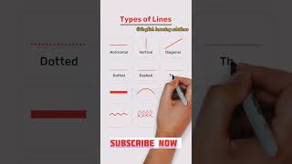 Types of Lines 📏 | Geometry Basics #mathshorts #viral #typesoflines #math #geometry #education