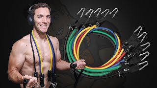 Whatafit Resistance Bands Review - 5 Band Set to Build Muscle & Burn Fat at Home | GamerBody