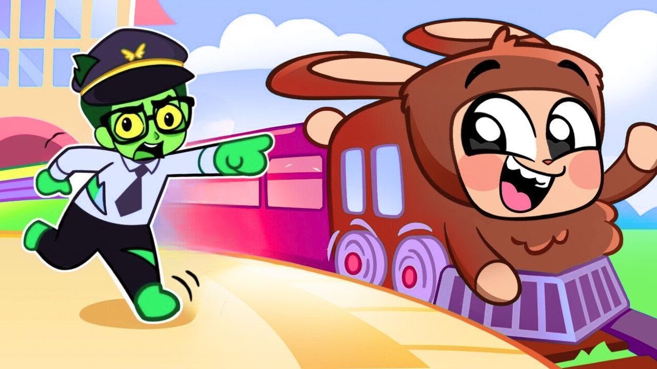 Choo-Choo Safety Squad! 🚆👻 Train Time Fun | Spooky Kids Cartoon