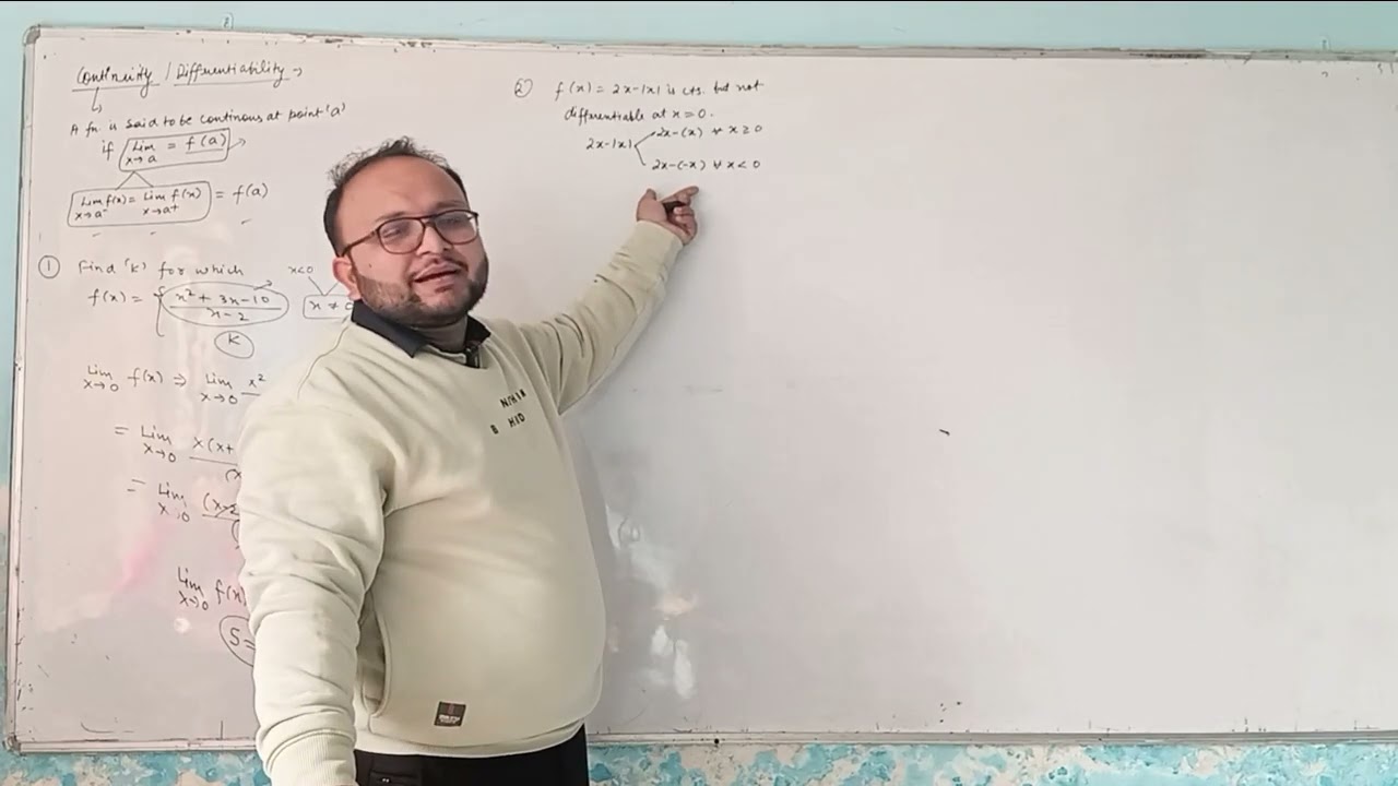 Continuity and differentiability very important PYQ for CBSE/ICSE BOARD exam 2026. 