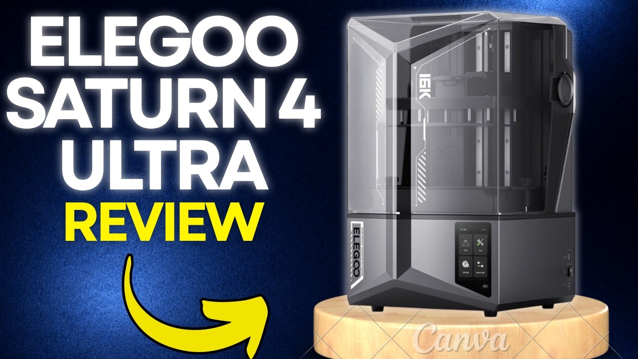 ELEGOO Saturn 4 Ultra 16K Resin 3D Printer Review: How Good Are the ...