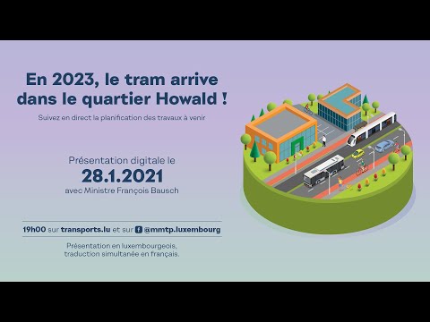 En 2023, le tram arrive au quartier Howald!