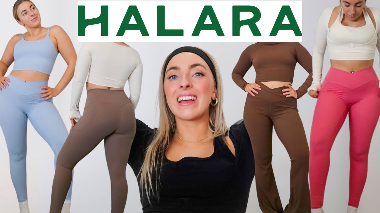 HALARA MUST HAVE Leggings + more TRY ON HAUL 
