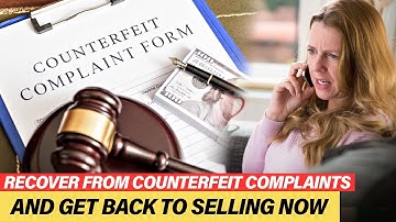 How To Get REACTIVATED on Amazon After Receiving A VALID Counterfeit Complaint