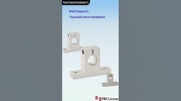 Mechanical Power Transmission: Linear Shafts, Supports & Bearings from AutomationDirect