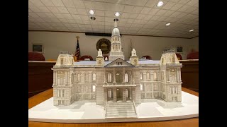 Scale Model of old Adams County, IL Courthouse