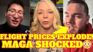 ✈️ MAGA Voters PANIC as Flight Prices SKYROCKET After Iran Tensions Push Fuel Costs Higher