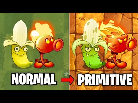 PVZ2 BUT with MORE PRIMITIVE PLANTS!