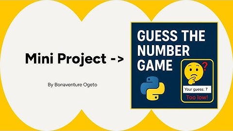 Build a Guess the Number Game in Python (Beginner Project)