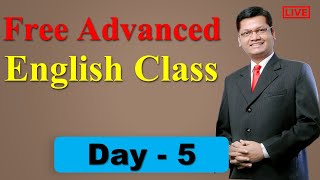 Day 5 Free Advanced Spoken English Class Learn English With Dev Sir