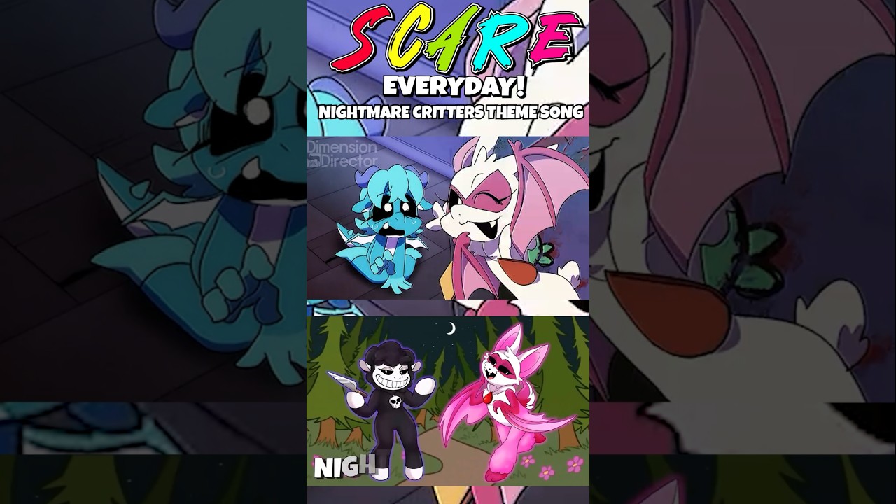 Scare Everyday! (Nightmare Critters Theme Song) Poppy Playtime Rabie Baby X Baba Spot The Difference