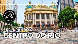 Downtown Rio: Exploring the Streets and Daily Life | 4K Walking Tour