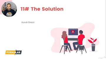#11 The solution | Get Started With Angular 9 in Arabic