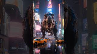 time SQUARE T - REX 🦖
