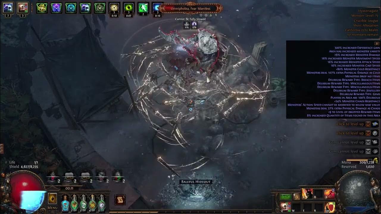 POE Blade Trap Wave 25 Tank Omni lv 87 YouTube